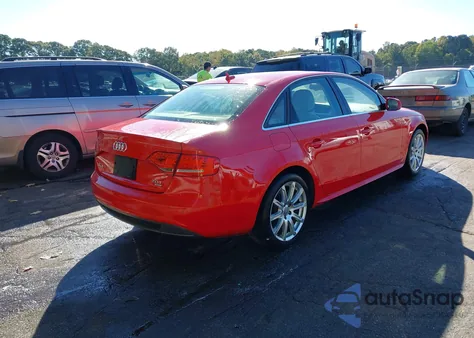 2012 Audi A4 2.0T Premium from USA, damaged, VIN WAUFFAFL9CA082189